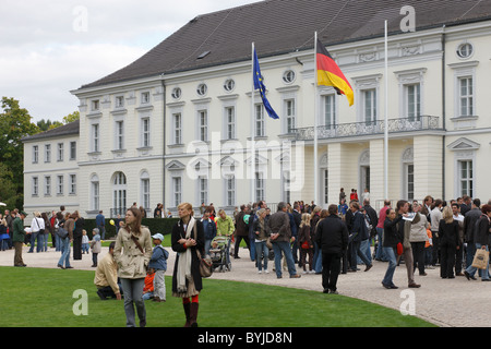 La Journée Portes Ouvertes au Bureau du Président Fédéral et Schloss Bellevue, Berlin, Allemagne Banque D'Images