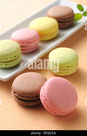 Macarons Banque D'Images