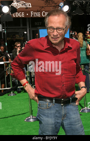 Larry King 'hrærek la troisième' Los Angeles Premiere - Tapis Vert tenue au Mann Village Theatre Westwood, Californie - 06.05.07 Banque D'Images