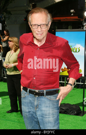 Larry King 'hrærek la troisième' Los Angeles Premiere - Tapis Vert tenue au Mann Village Theatre Westwood, Californie - 06.05.07 Banque D'Images