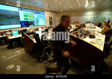 Einsatzfuehrungskommando atmosphère der Bundeswehr OPZ - Fonctionnement de l'Administration centrale de la Luftwaffe allemande dans la mission de l'ISAF Banque D'Images