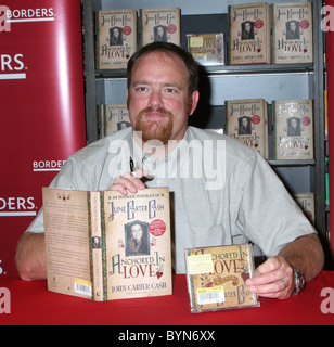 John Carter Cash livre et cd signature aux frontières pour son nouveau livre 'ancrée dans Love-An portrait intime de June Carter Cash'. Un Banque D'Images