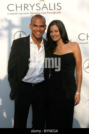 Amaury Nolasco et date Dayanara Torres 2007 Chrysalis Butterfly Ball qui a eu lieu à la maison de Susan Harris et Hayward Kaiser - Banque D'Images