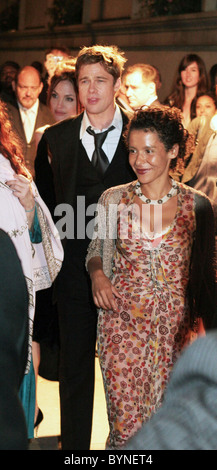 Angelina Jolie, Brad Pitt et Mariane Pearl New York Premiere de 'A Mighty Heart' After Party qui a eu lieu au Metropolitan Club - Banque D'Images