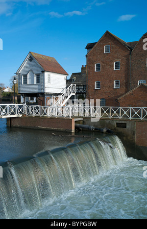 Moulin de l'abbaye, Tewkesbury, Gloucestershire, Royaume-Uni Banque D'Images