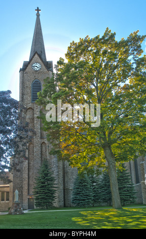 Le Saint Nom de Jésus dans l'église paroissiale de Sheboygan Wisconsin Banque D'Images