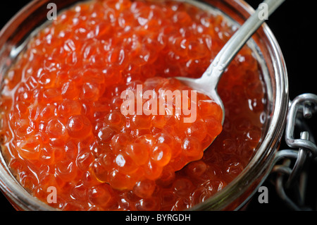 caviar rouge Banque D'Images