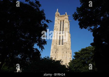 Tour Saint Jacques à Paris Banque D'Images