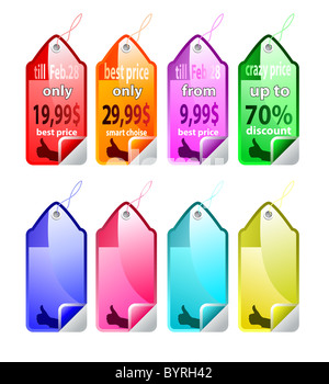 Panneaux de circulation ensemble complet - vector Banque D'Images