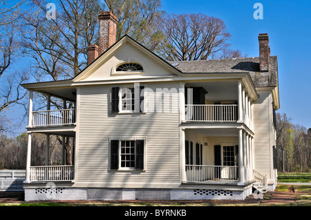 L'homestead Pettigrew au lac Phelps, Caroline du Nord. Banque D'Images