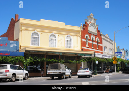 Anciens bâtiments de la ville de Maldon goldrush à Victoria en Australie Banque D'Images