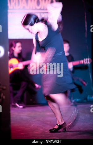 La danse flamenco Espagne Madrid Banque D'Images