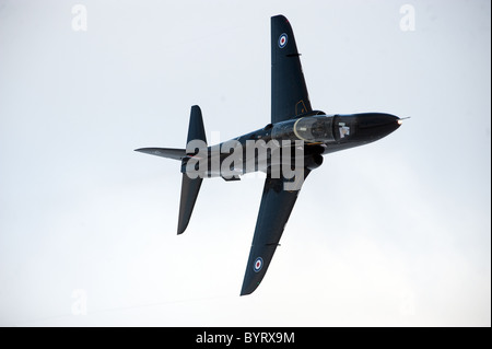 Il Hawk premier est entré en service avec la RAF en 1976, à la fois en tant qu'advanced flying-avions d'entraînement et un avion d'entraînement d'armes Banque D'Images