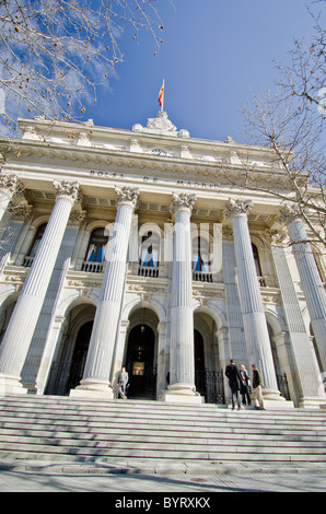 Bolsa de Madrid, España. La bourse de Madrid, Espagne Banque D'Images