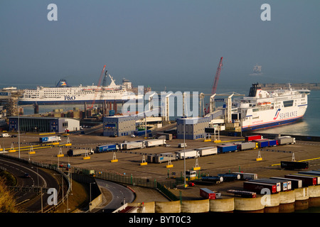 Le port ferry de Douvres, Dover, Kent UK Banque D'Images