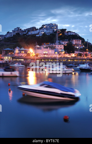 Bateaux dans le port de plaisance de Torquay, Devon, England, UK Banque D'Images