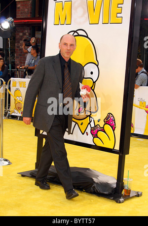 Dan Castellaneta - voix de Homer Simpson 'The Simpsons Movie' première au Mann Village Theatre - Arrivals Westwood, Banque D'Images