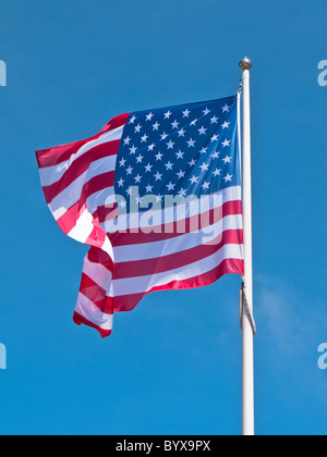 Le drapeau national des États-Unis d'Amérique Banque D'Images