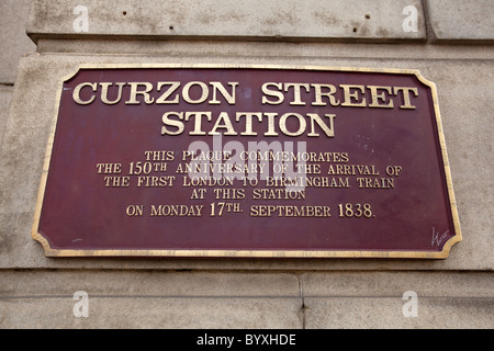 La gare de Curzon Street, Birmingham. Ce sera le site de la nouvelle liaison ferroviaire à grande vitesse 2 de Birmingham. Banque D'Images