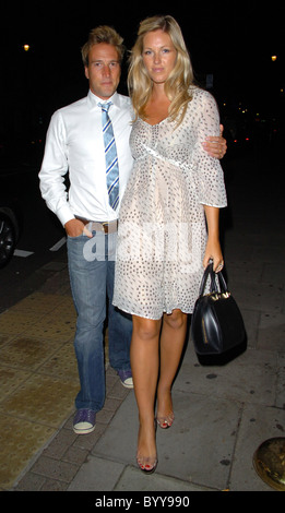 Ben Fogle et Marina Hunt 'Run, Fat Boy, Run' UK premiere afterparty au restaurant oriental à Londres, Angleterre - 03.09.07 Banque D'Images