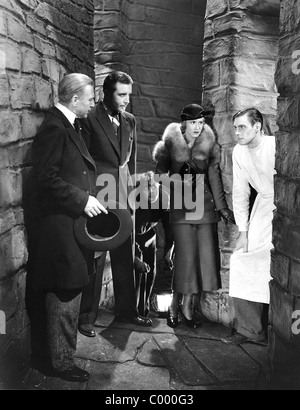 EDWARD VAN SLOAN, JOHN BOLES, DWIGHT FRYE, MAE CLARKE, COLIN CLIVE, Frankenstein, 1931 Banque D'Images