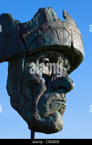 Sculpture à la mémoire des soldats abandonnés pendant son temps au National Memorial Arboretum.Staffordshire England UK Banque D'Images