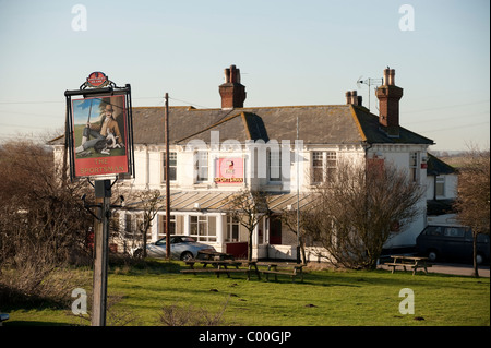 Le pub sportif sealter gastropub Michelin star restaurant Whitstable Kent UK Banque D'Images