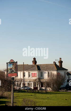 Le pub sportif sealter gastropub Michelin star restaurant Whitstable Kent UK Banque D'Images