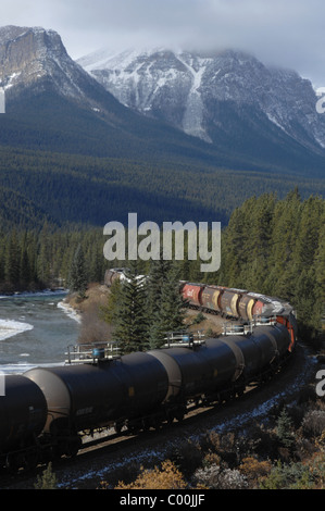 Image prise autour de Bow Valley, parc national Banff du Canada. Banque D'Images