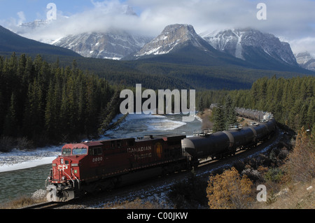 Image prise autour de Bow Valley, parc national Banff du Canada. Banque D'Images