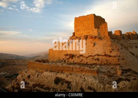 Le château de Kérak, Karak, Jordanie. Banque D'Images