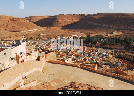 L'Algérie, d'anciennes maisons dans le village Banque D'Images