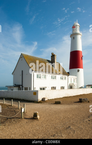 Portland Bill Lighthouse, ouvert au public Banque D'Images