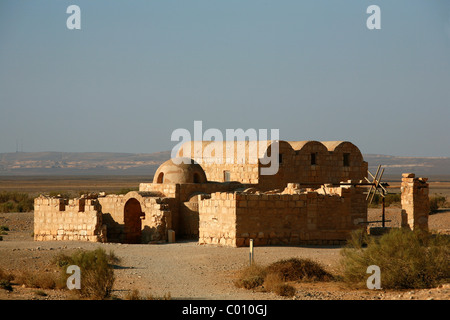 Qusayr Amra château du désert, la Jordanie. Banque D'Images