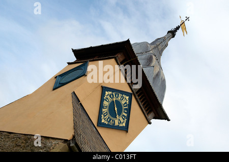 Croft Église près de Kingsland 9 miles au sud de Ludlow est adjacent Croft Château géré par le NT. Banque D'Images