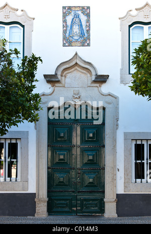 Portugal, Algarve, Faro, Largo da Sè, le Palais Épiscopal Banque D'Images