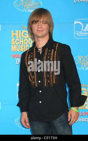 Jason Earles Le Monde de Disney la première du film 'High School Musical 2 ' à Downtown Disney - Arrivées Anaheim, Californie - Banque D'Images