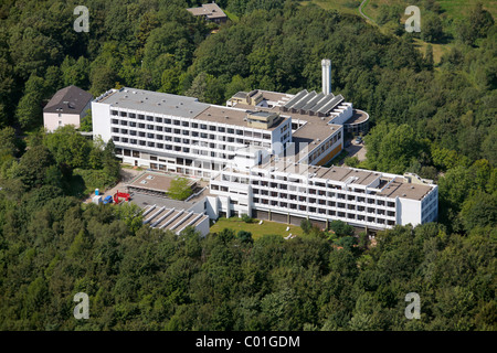 Vue aérienne, Klinik Koenigsfeld, centre médical de l'hôpital, Windgarten, Ennepetal, Nordrhein-Westfalen, Germany, Europe Banque D'Images