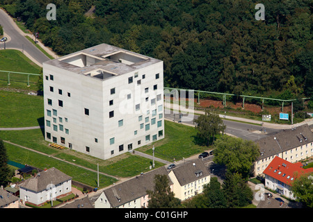 Vue aérienne, complexe industriel de la mine de charbon de Zollverein, l'école de design, Saana, sites du patrimoine culturel, Essen Banque D'Images