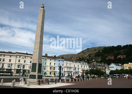 War Memorial sur Llandudno, Conwy, Promenade au Pays de Galles Banque D'Images