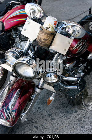 Le Guatemala. Moto. Banque D'Images