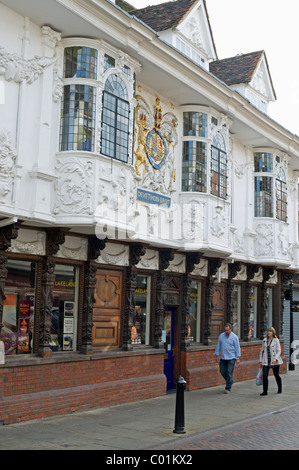 Maison ancienne, Ipswich, Suffolk, UK. Banque D'Images