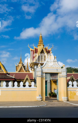 Palais Royal, Phnom Penh, Cambodge, Indochine, Asie du Sud, Asie Banque D'Images