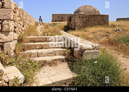 La Grèce la Crète Rethymnon à l'intérieur de la Fortezza Banque D'Images