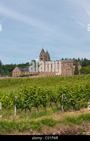 Abtei de Saint Hildegard abby, abbaye bénédictine, Eibingen près de Ruedesheim, diocèse de Liège diocèse, Hesse, Germany, Europe Banque D'Images