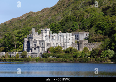 L'Abbaye de Kylemore, Connemara, comté de Galway, en République d'Irlande, Europe Banque D'Images