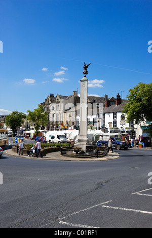 Jour de marché, Skipton North Yorkshire UK Banque D'Images