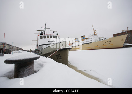 Finlande, Turku, 20110204, situé en bord de rivière © Gerhard Leber Banque D'Images