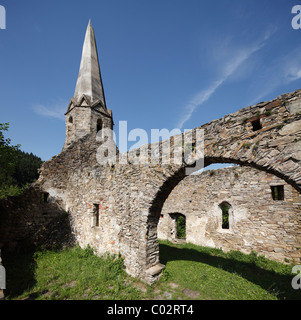 Gossam château église St Pankratius, Melk, Wachau, Waldviertel, Basse Autriche, Autriche, Europe Banque D'Images