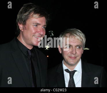 SImon Le Bon, Nick Rhodes de Duran Duran à Manhattan, New York City, USA - 09.09.07 Banque D'Images